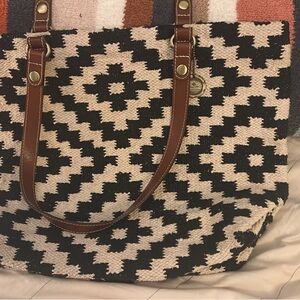 Patricia Nash carpet bag style satchel/tote